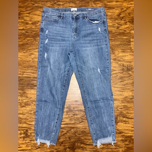 Nicole Miller Denim - Nicole Miller High Rise Ankle Skinny Jeans Size 16